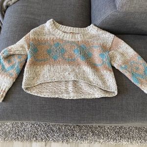 Free people crop sweater
